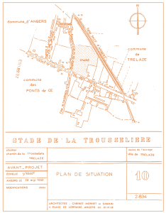 Plan du stade la Trousselière